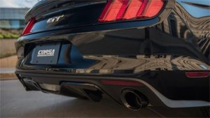 Ford Mustang Performance Exhaust - Dual Rear Exit - CORSA Performance - Cat-Back + X-Pipe Xtreme - Black - `15-`17